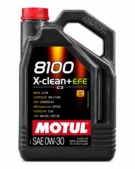 Aceite Motul 8100 X-clean+ EFE C3 0W-30