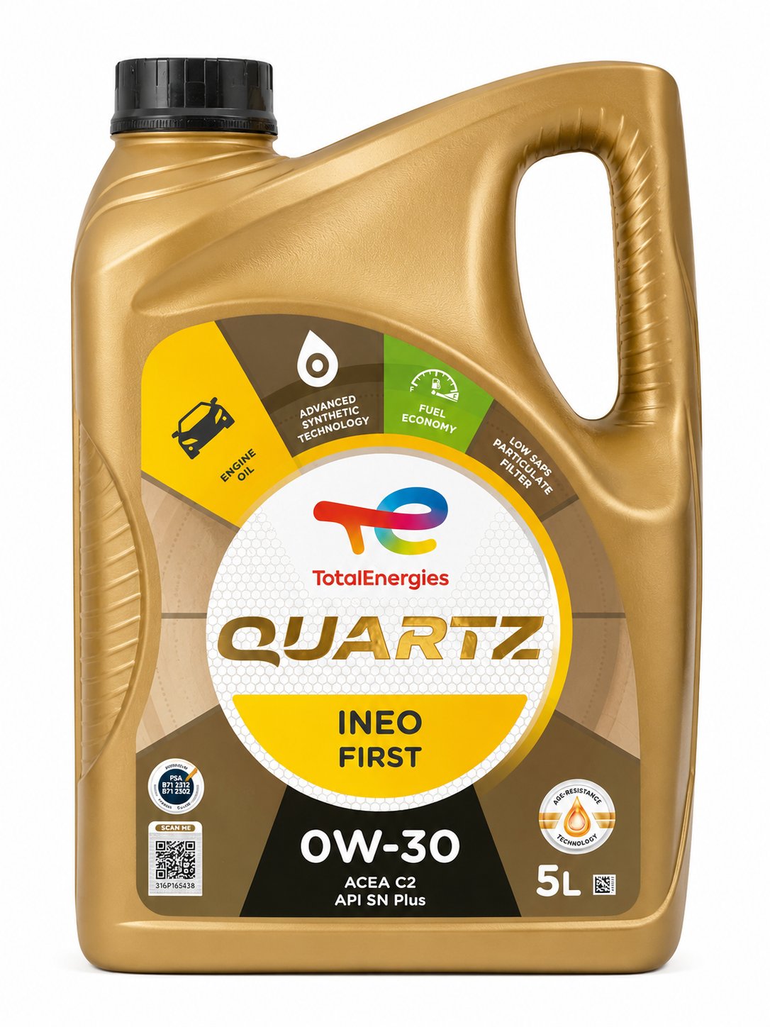 Aceite TotalEnergies Quartz Ineo First 0W-30 ACEA C2