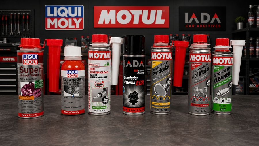 Aditivos Liqui Moly, Motul e IADA: limpiadores de inyección, EGR y filtro de partículas