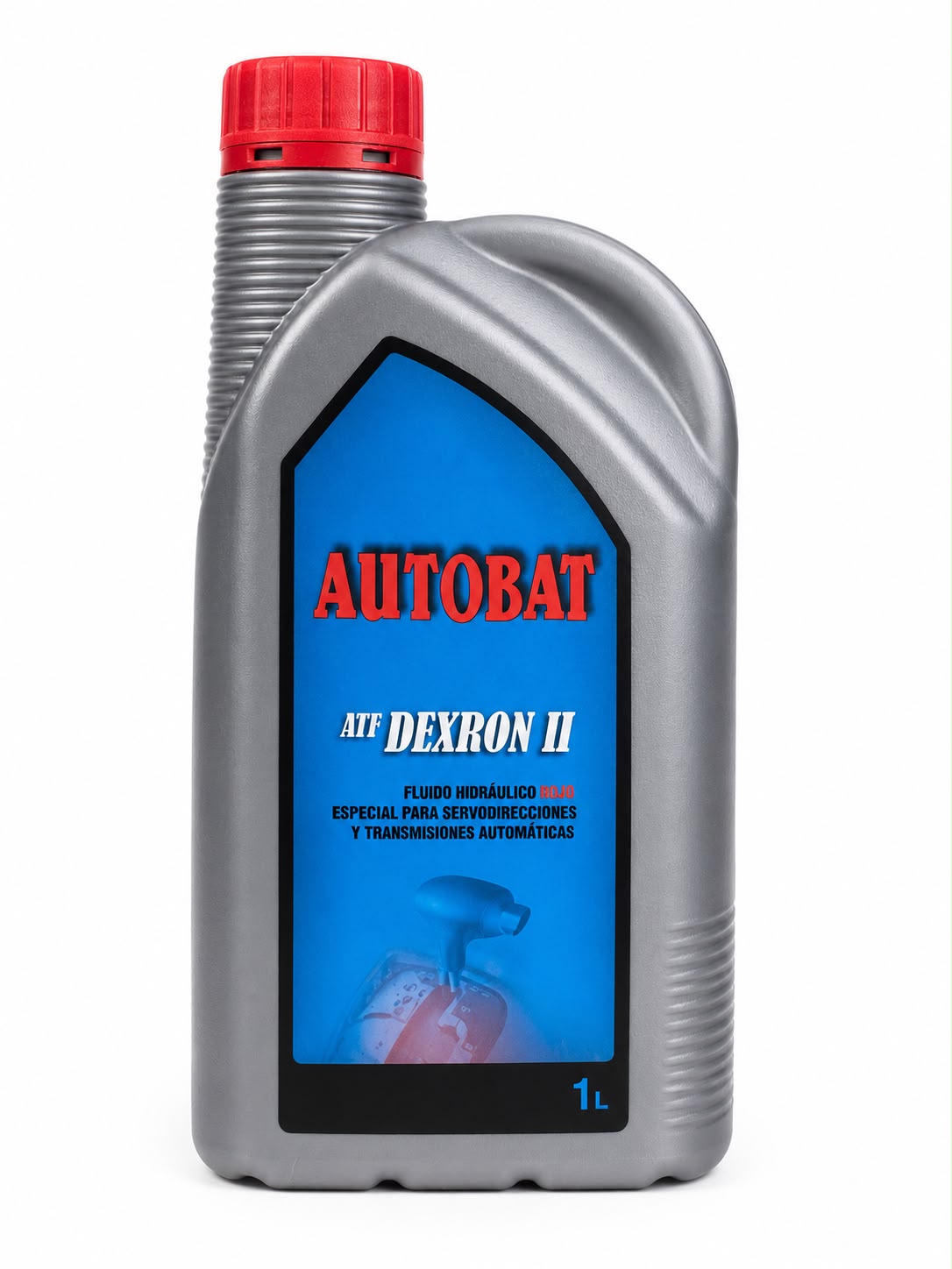 Autobat ATF Dexron II fluido hidráulico rojo para servodirecciones y transmisiones automáticas 1L