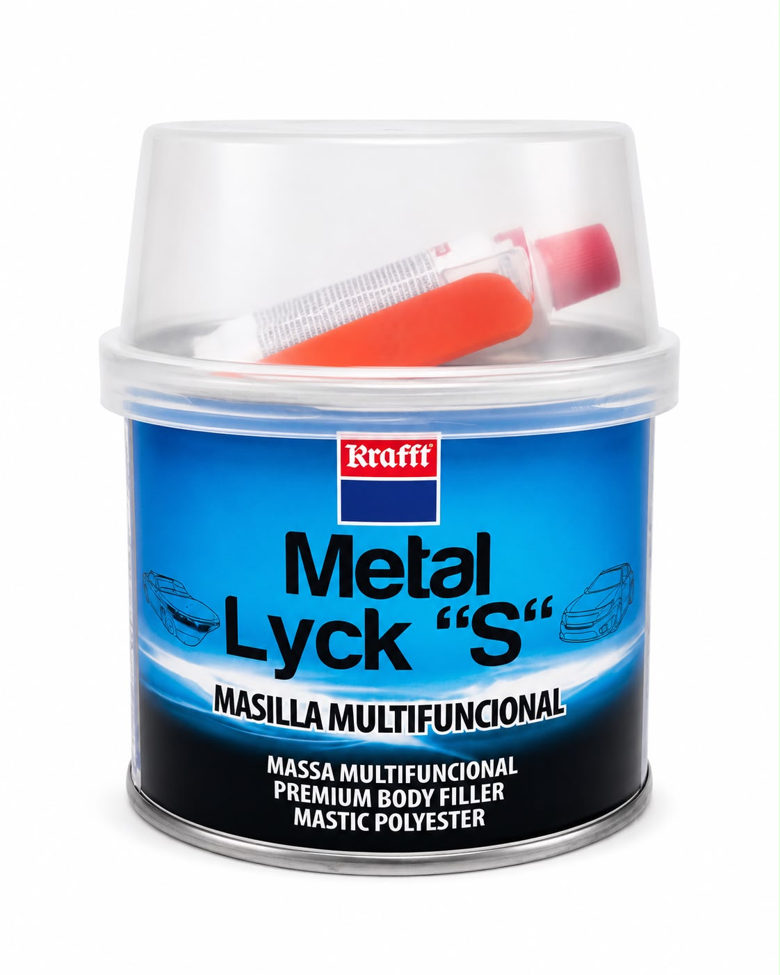 Krafft Metal Lyck S masilla multifuncional premium body filler