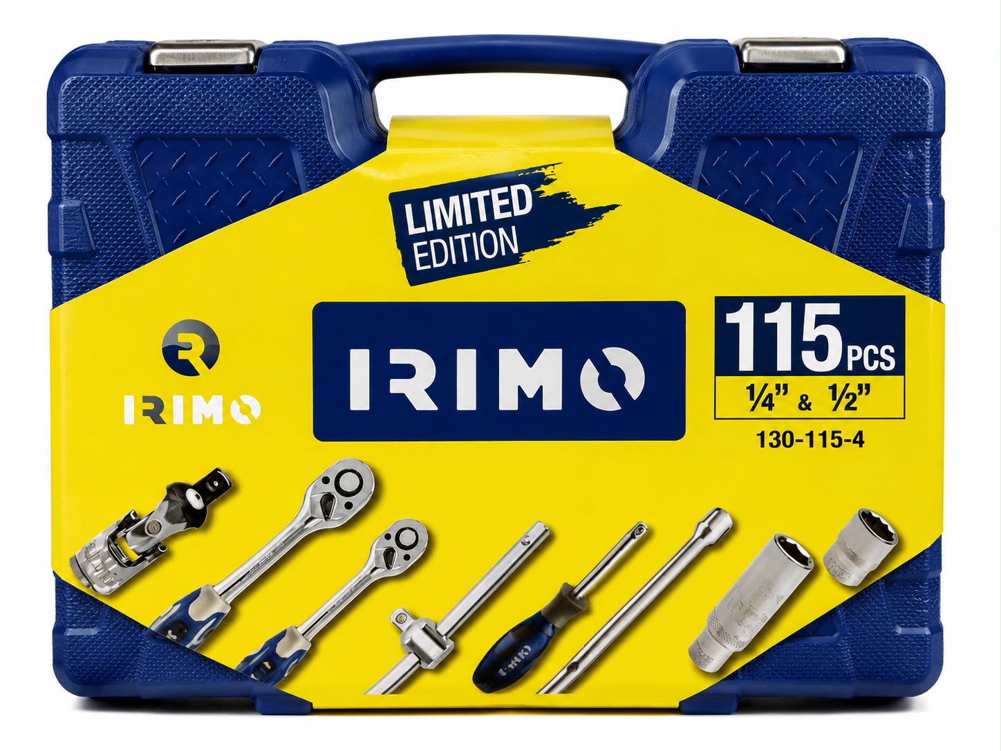 Maletín IRIMO Limited Edition 115 piezas 1/4" y 1/2"