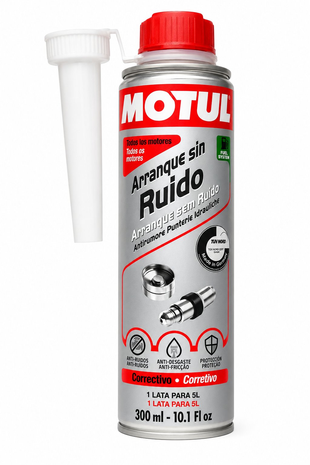 Motul Arranque sin Ruido antirruido taqués hidráulicos 300 ml